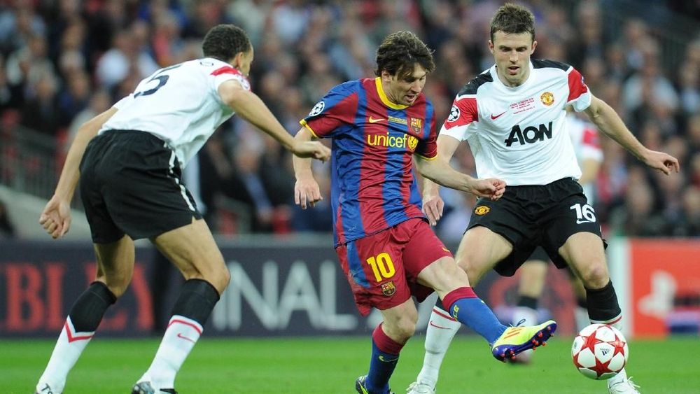 Manchester United Vs Barcelona Cerita Manis Dan Rekor Messi