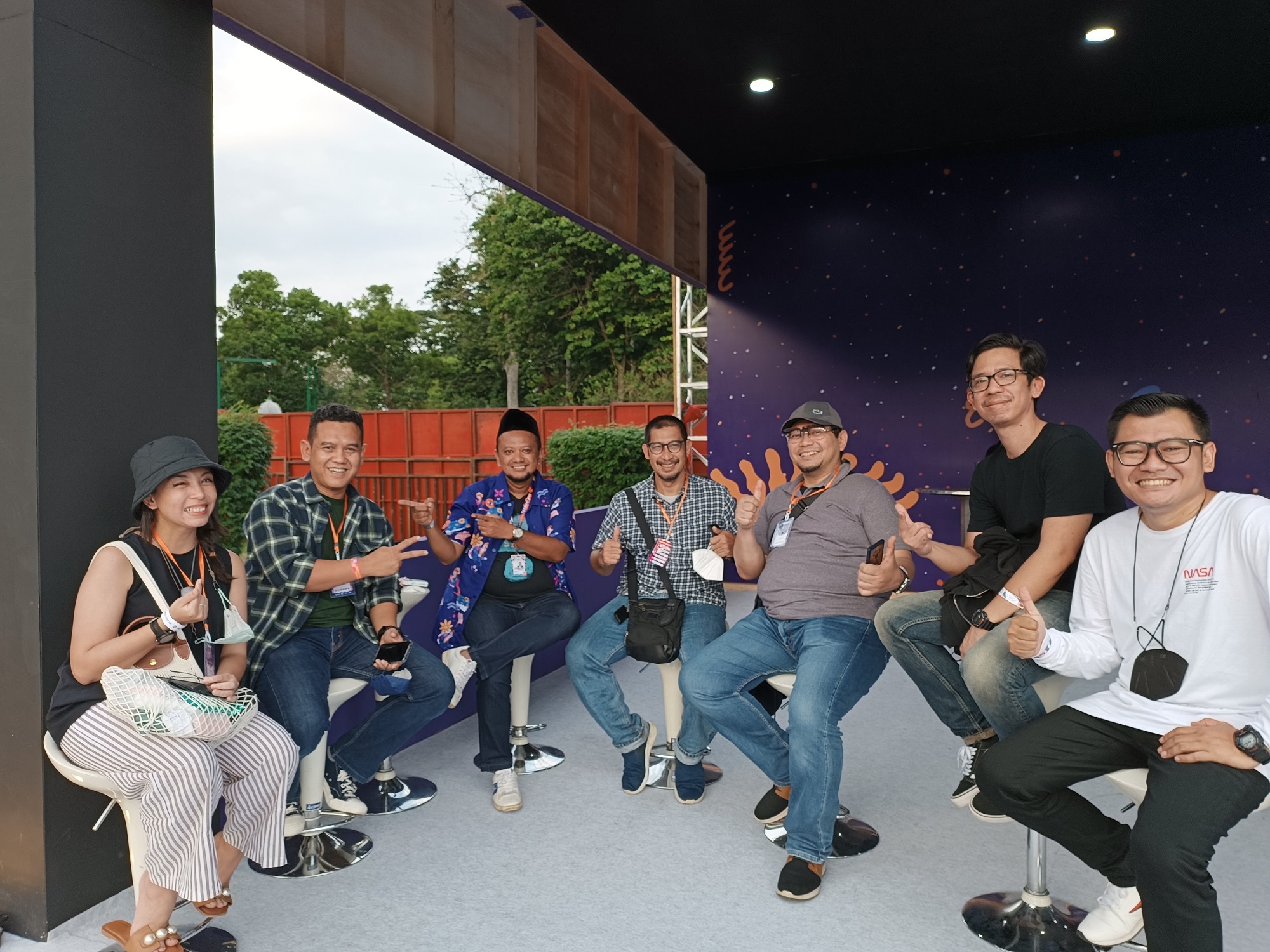 Tim Metranet dan Founder Rajawali