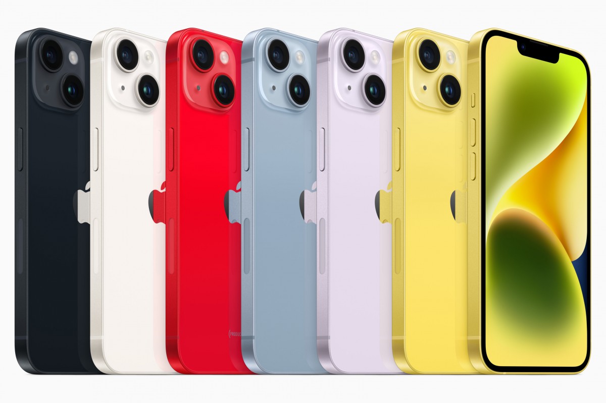 Warna kuning iPhone 14 dan iPhone 14 Plus sangat bagus