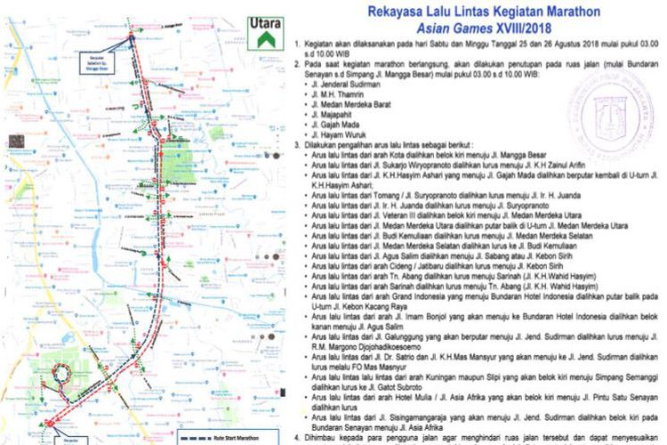 Weekend Mau Jalan? Ini Daftar Jalan di Jakarta yang Ditutup Weekend Mau Jalan? Ini Daftar Jalan di Jakarta yang Ditutup