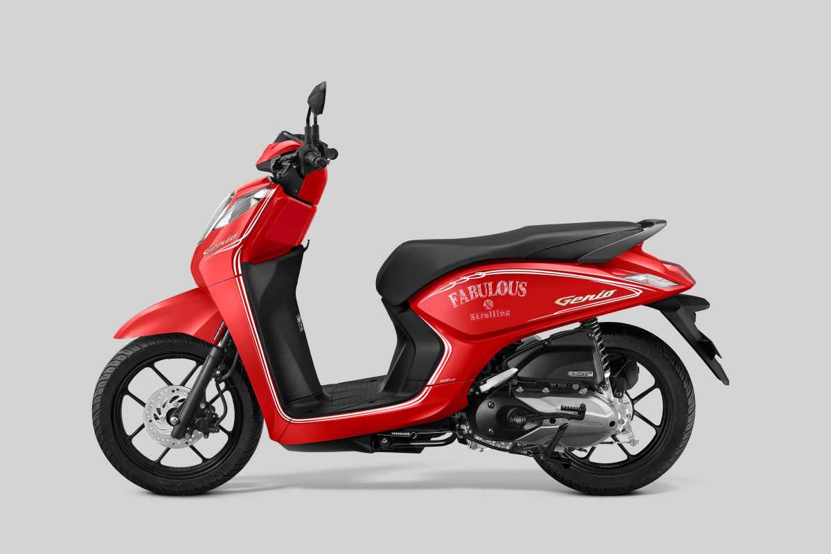 Tampilan Baru Honda Genio Pakai Grafis Motif Kapur Tulis Tampilan Baru Honda Genio Pakai Grafis Motif Kapur Tulis