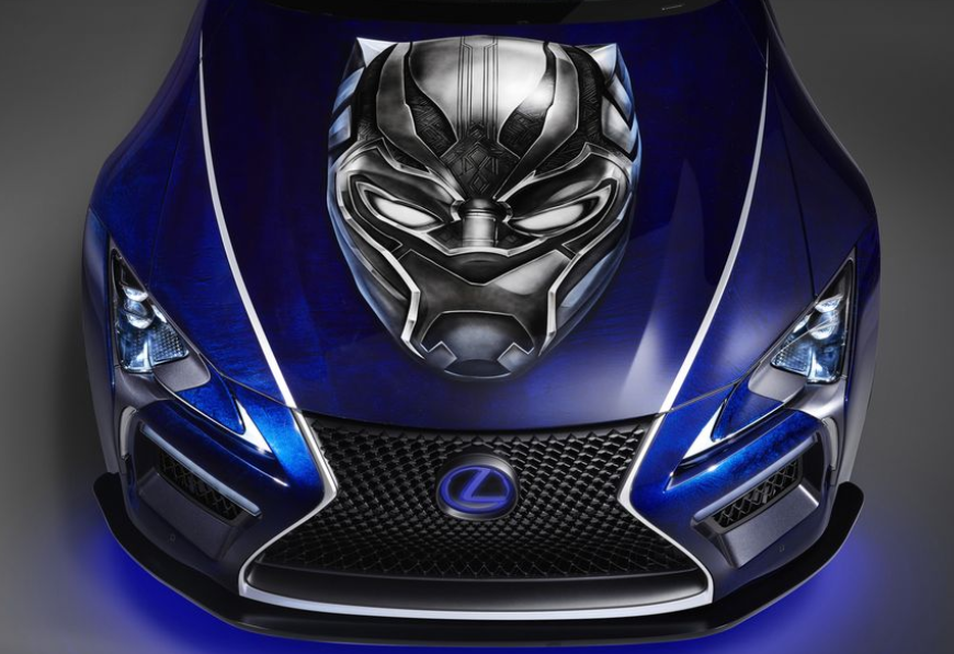 Lexus LC500 Coupe Dipakai Black Panther untuk Mengejar Musuh Lexus LC500 Coupe Dipakai Black Panther untuk Mengejar Musuh