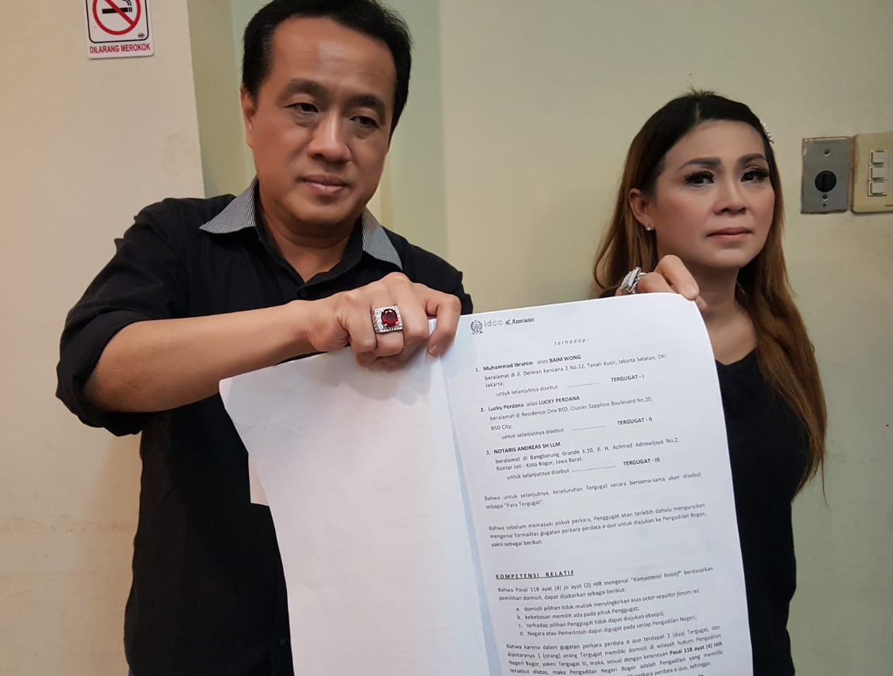 Baim Wong Resmi Digugat Rp100 Miliar Baim Wong Resmi Digugat Rp100 Miliar