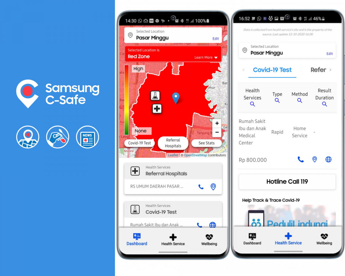 Kenalkan Samsung C-Safe, Aplikasi untuk Pantau Covid-19 di Indonesia Kenalkan Samsung C-Safe, Aplikasi untuk Pantau Covid-19 di Indonesia
