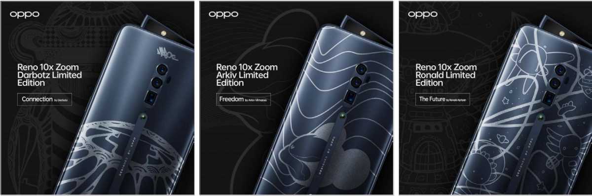 Desain-Desain Keren Oppo Reno, dari Klub Bola Sampai Disney Desain-Desain Keren Oppo Reno, dari Klub Bola Sampai Disney
