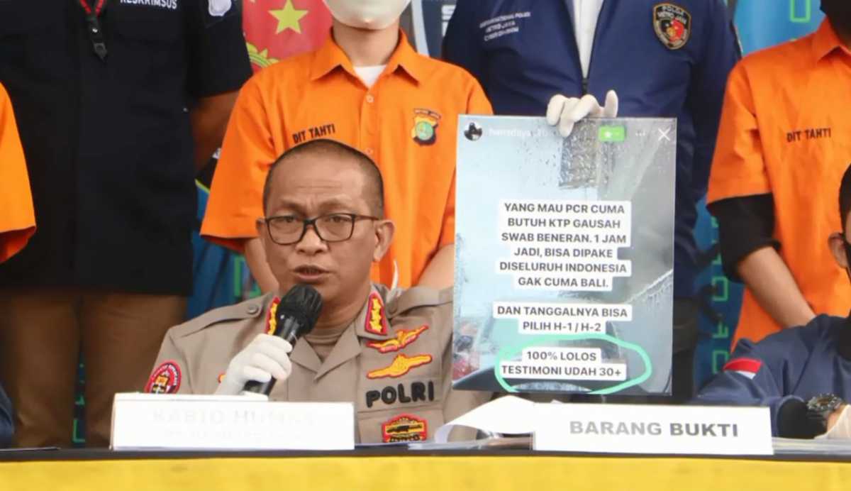 Kronologi Erlanggs alias Rangga Ditangkap Dugaan Surat PCR Palsu Kronologi Erlanggs alias Rangga Ditangkap Dugaan Surat PCR Palsu