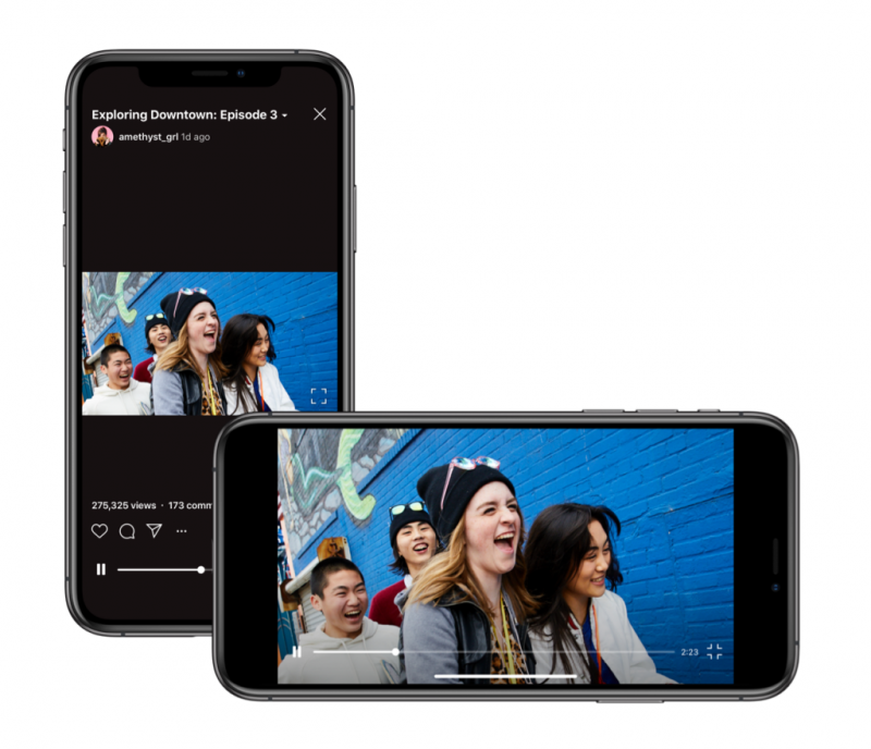 Hasil gambar untuk Instagram TV Dapat Mendukung Format Landscape