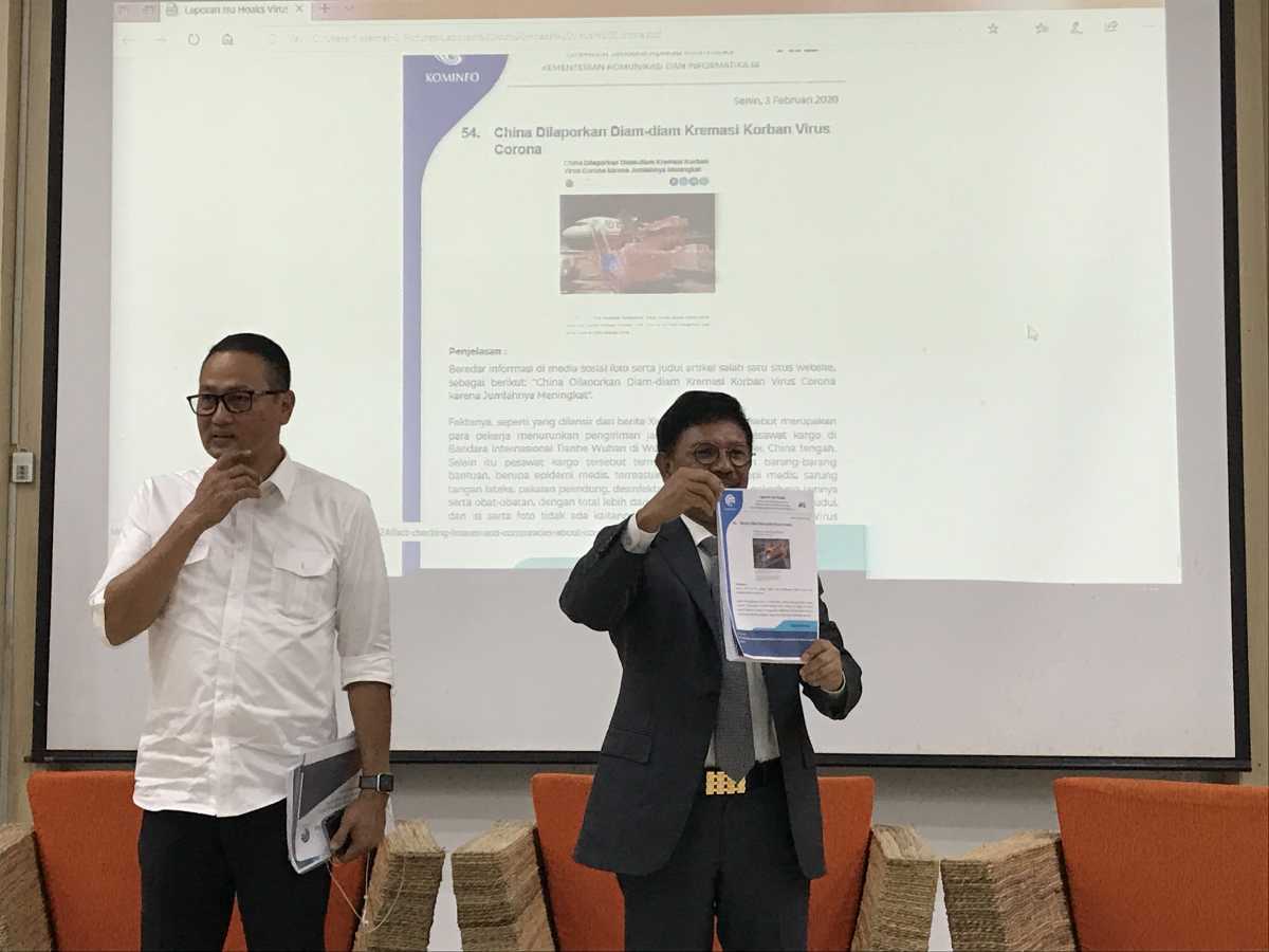 Ada 54 Hoaks Soal Virus Corona, Kominfo Tak Segan Beri Hukuman Ada 54 Hoaks Soal Virus Corona, Kominfo Tak Segan Beri Hukuman