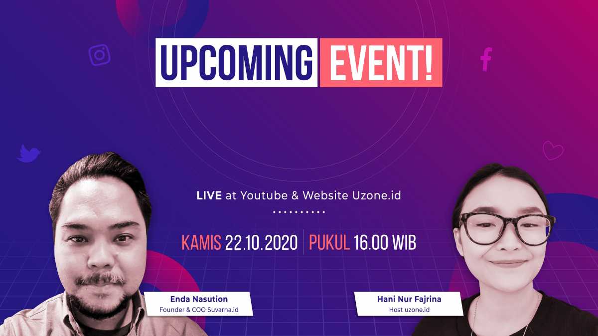 Yuk, Tonton Obrolan Seru tentang ‘Racun’ Media Sosial Bareng Enda Nasution di Uzone Talks Yuk, Tonton Obrolan Seru tentang ‘Racun’ Media Sosial Bareng Enda Nasution di Uzone Talks