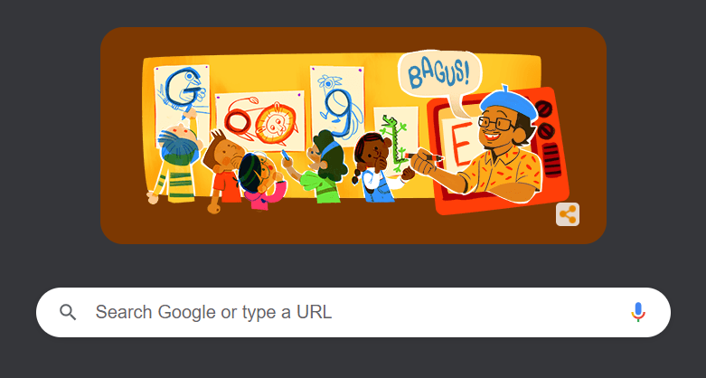 Google Doodle Hari Ini Kenang Pelukis Pak Tino Sidin Google Doodle Hari Ini Kenang Pelukis Pak Tino Sidin
