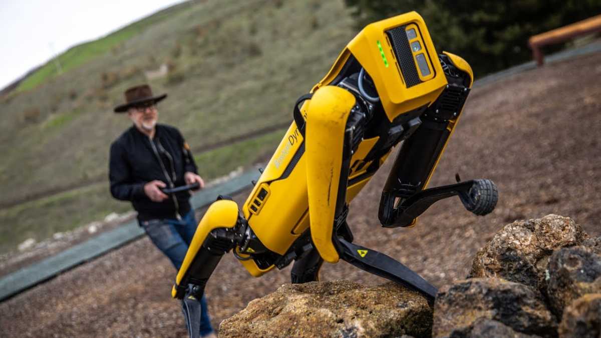 Singapura Pakai Robot Anjing Ingatkan Warga Jaga Jarak Singapura Pakai Robot Anjing Ingatkan Warga Jaga Jarak