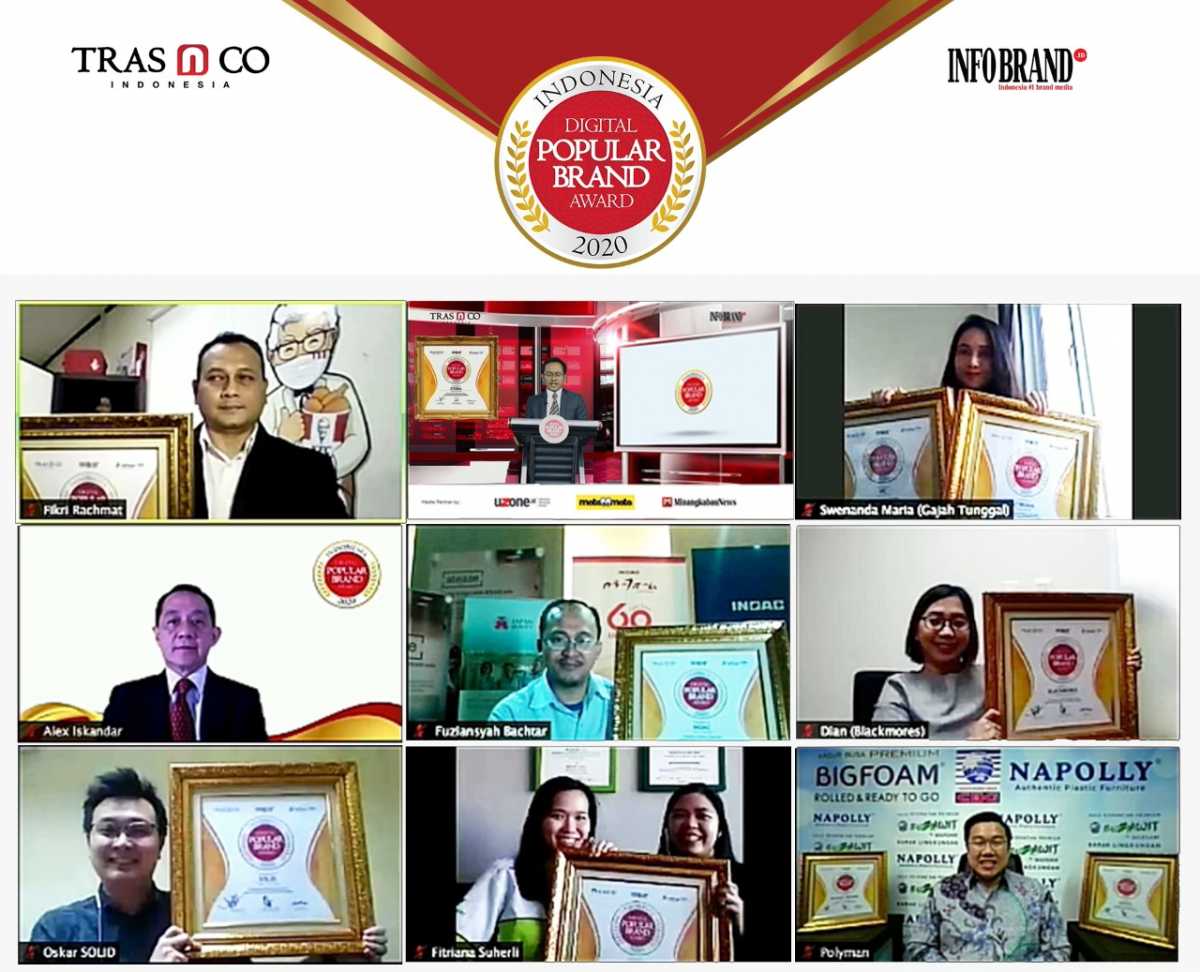 Merek Jawara Indonesia di Digital Popular Brand Award 2020 Merek Jawara Indonesia di Digital Popular Brand Award 2020