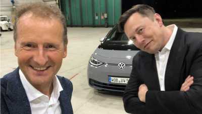 Baru Punya Akun Twitter, Bos VW "Ngajak Perang" Elon Musk
