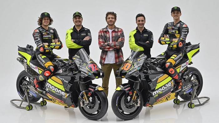 Tampilan Baru Tim Balap MotoGP Valentino Rossi, Dominan Hitam dan Kuning Tampilan Baru Tim Balap MotoGP Valentino Rossi, Dominan Hitam dan Kuning