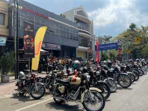 Ratusan Pengguna Royal Enfield Ramaikan Halalbihalal Royal Riders Indonesia