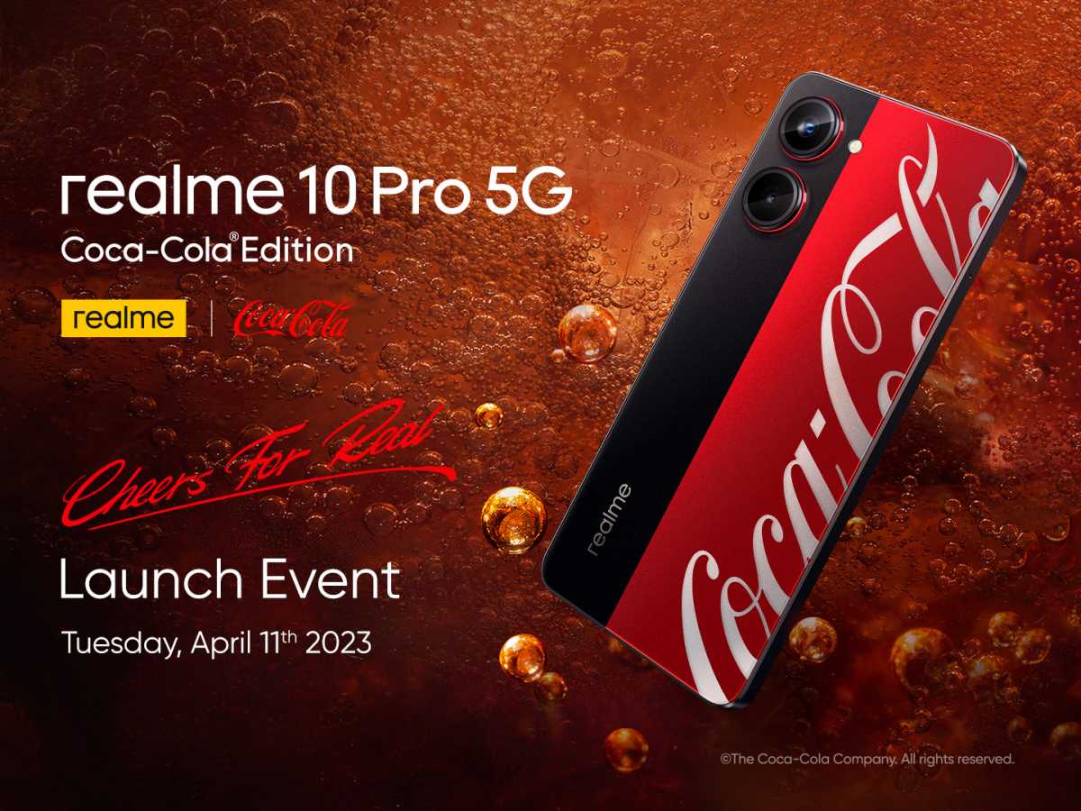 Add some fizz to your love life with Realme 10 Pro Coca-Cola Edition