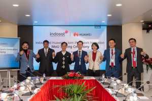 MWC 2023: Tingkatkan Jaringan Indonesia, Indosat Kerja Sama dengan Huawei