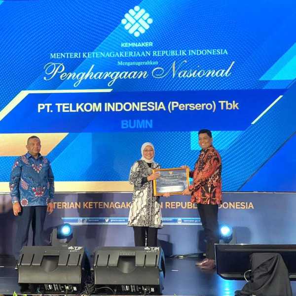 Telkom Sabet Penghargaan Tempat Kerja Inklusif dari Kemnaker Telkom Sabet Penghargaan Tempat Kerja Inklusif dari Kemnaker