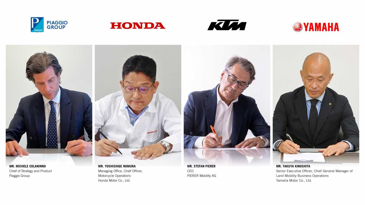 Baterai Motor Listrik Piaggio, Honda, KTM dan Yamaha Bisa Saling Ditukar Baterai Motor Listrik Piaggio, Honda, KTM dan Yamaha Bisa Saling Ditukar