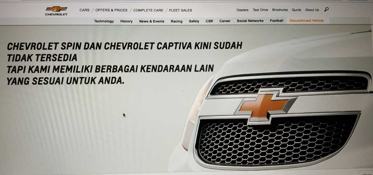 Mobil Amerika Rontok di Indonesia, Selamat Tinggal Chevrolet Captiva! Mobil Amerika Rontok di Indonesia, Selamat Tinggal Chevrolet Captiva!