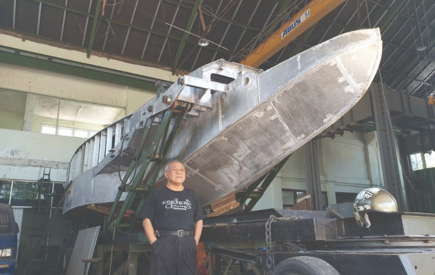 Kapal Perang Buatan ITS, Bisa Berubah Jadi Kapal Selam Kapal Perang Buatan ITS, Bisa Berubah Jadi Kapal Selam