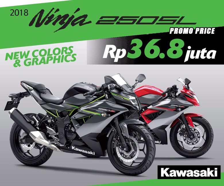 Obral Kawasaki Ninja 250 SL, Harga Turun Setara Motor 150cc Obral Kawasaki Ninja 250 SL, Harga Turun Setara Motor 150cc