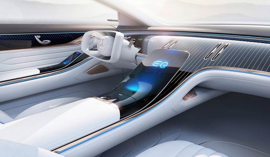 Hyperscreen MBUX dengan AI Ditanamkan pada Mercedes-Benz EQS Hyperscreen MBUX dengan AI Ditanamkan pada Mercedes-Benz EQS