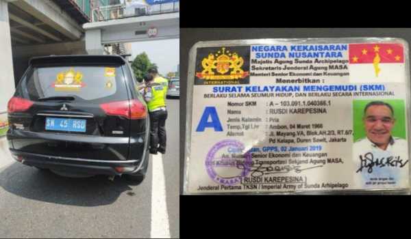 3 Fakta Mitsubishi Pajero Pakai Plat Nomor Kekaisaran Sunda Nusantara 3 Fakta Mitsubishi Pajero Pakai Plat Nomor Kekaisaran Sunda Nusantara