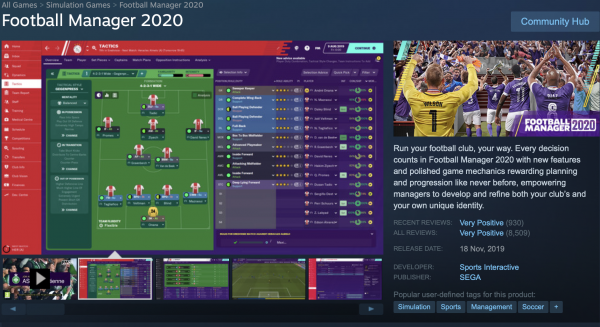 Football Manager 2020 Gratis Semasa WFH Football Manager 2020 Gratis Semasa WFH