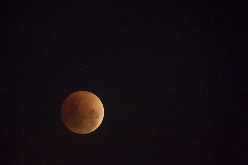 Gambar Pemandangan Malam Bulan Purnama