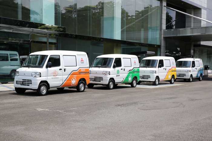 Mitsubishi Uji Coba Mobil Listrik Minicab MiEV di Indonesia Mitsubishi Uji Coba Mobil Listrik Minicab MiEV di Indonesia