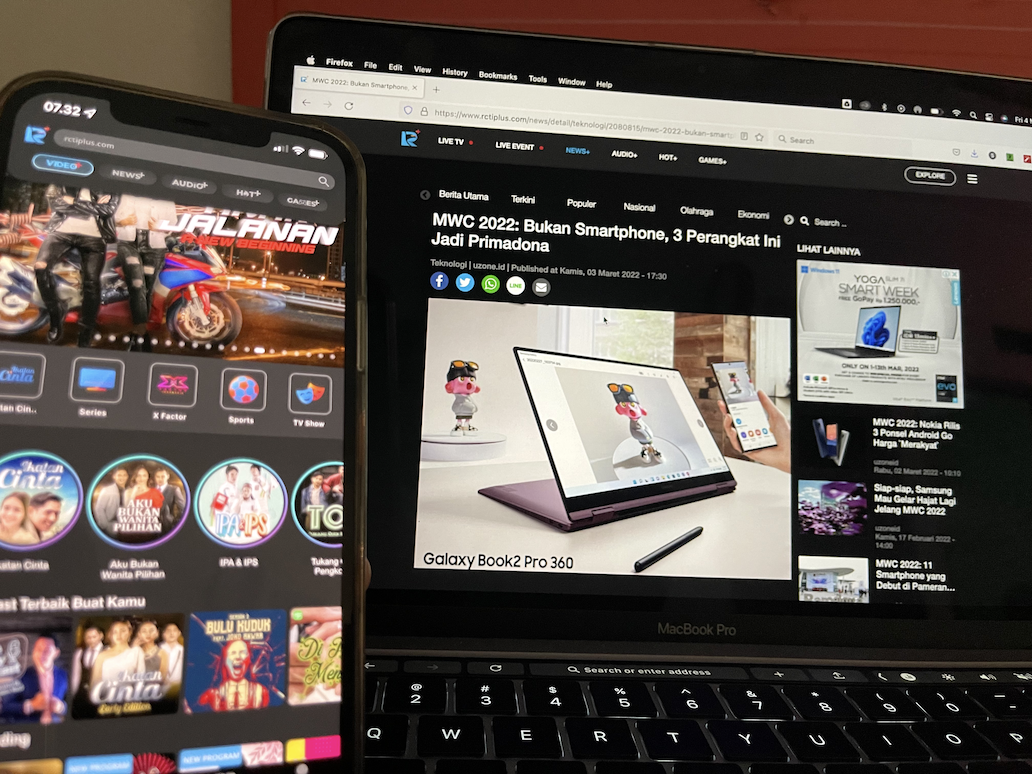 Uzone id Jalin Kerjasama Dengan RCTI Baca Sambil Nonton Live Streaming