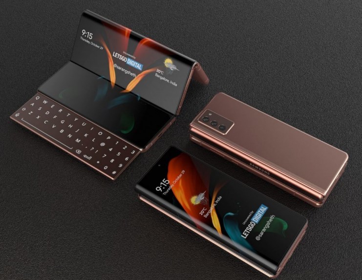 Selain Bisa Digulung, Layar Samsung Bisa Dilipat Tiga Selain Bisa Digulung, Layar Samsung Bisa Dilipat Tiga