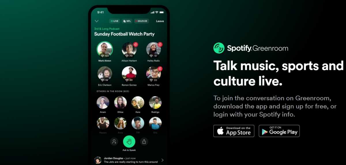 Diam-diam, Spotify Rilis Fitur Greenroom yang Mirip Clubhouse Diam-diam, Spotify Rilis Fitur Greenroom yang Mirip Clubhouse