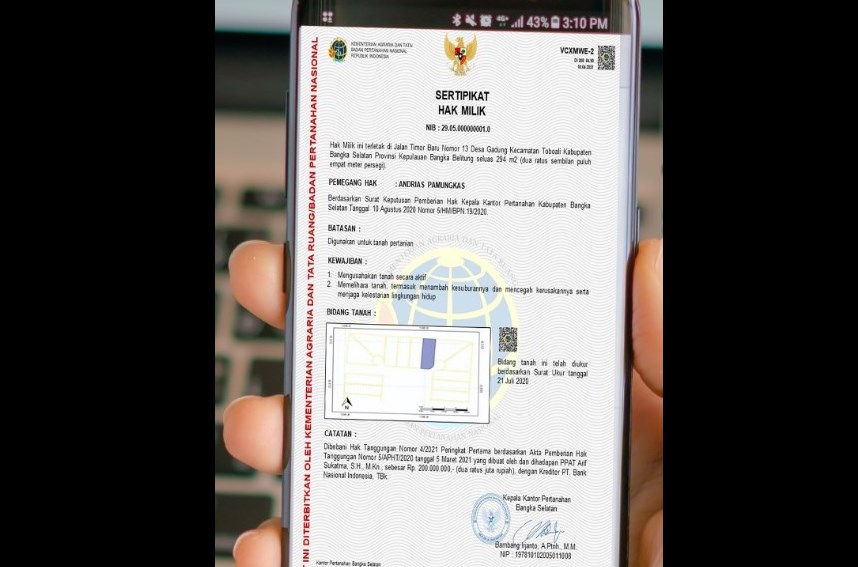 Sertifikat Tanah Elektronik Mulai Terbit Tahun 2021, Sertifikat Lama Tidak Ditarik Sertifikat Tanah Elektronik Mulai Terbit Tahun 2021, Sertifikat Lama Tidak Ditarik