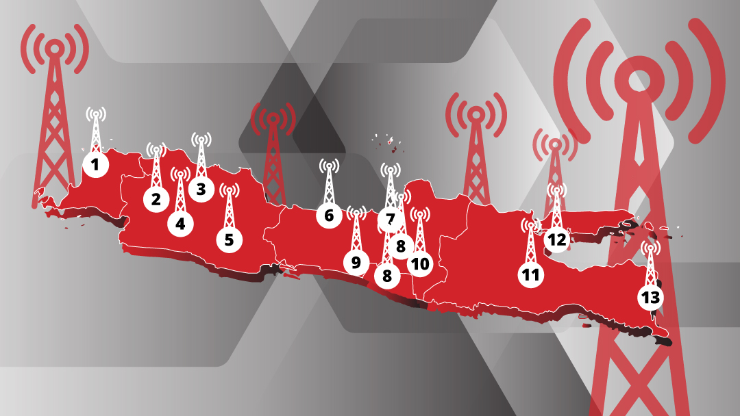 Infografis: Penyebaran BTS di Jalur Mudik 2018 Infografis: Penyebaran BTS di Jalur Mudik 2018