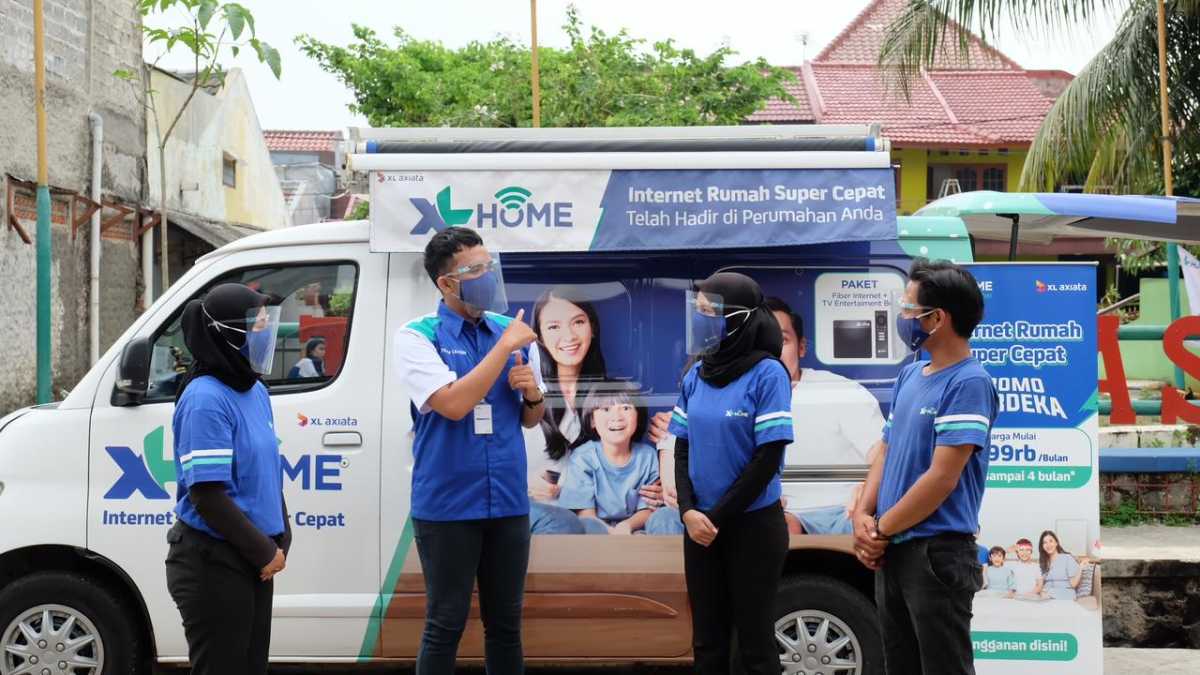 Pandemi, Pengguna XL Home di Bandung Melonjak 200 Persen Pandemi, Pengguna XL Home di Bandung Melonjak 200 Persen