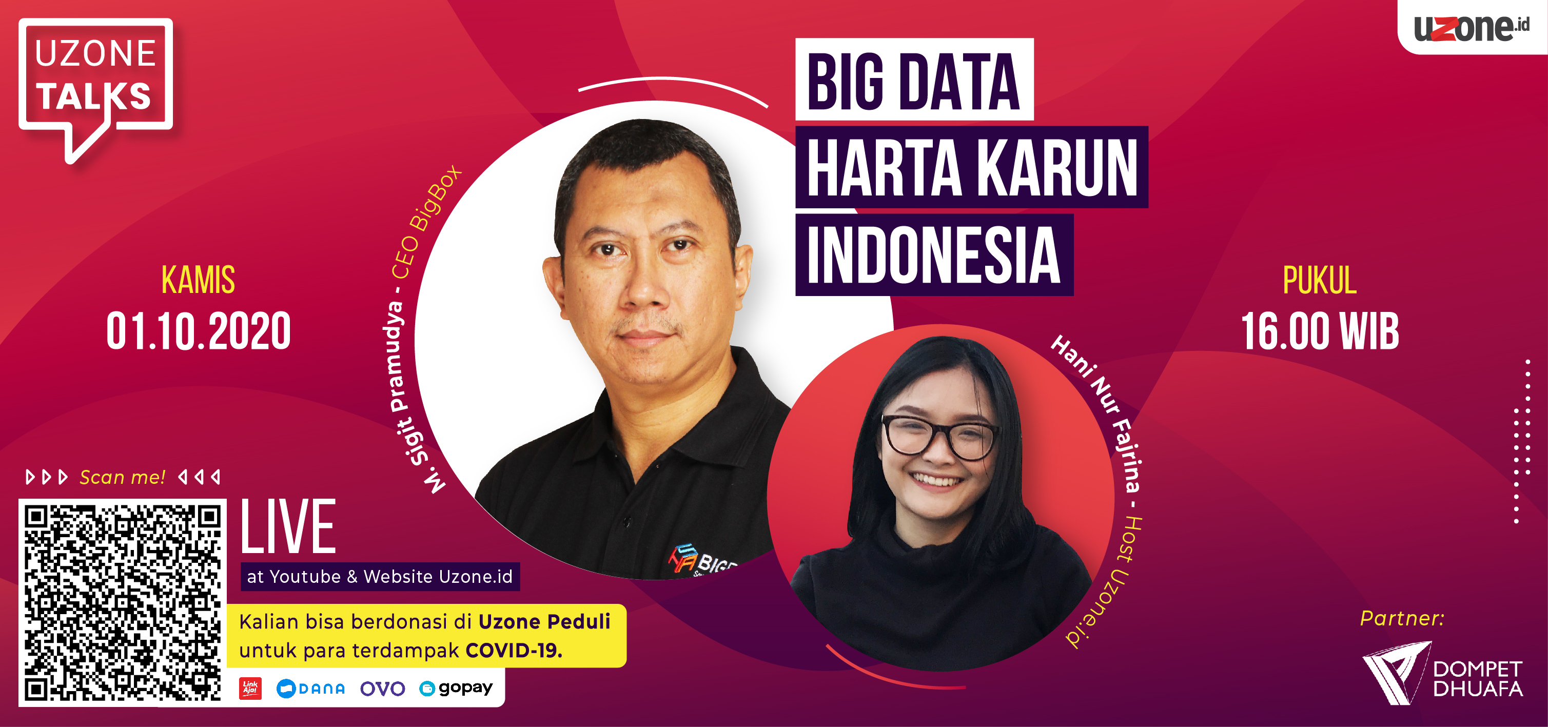 Uzone Talks - Big Data Harta Karun Indonesia Uzone Talks - Big Data Harta Karun Indonesia