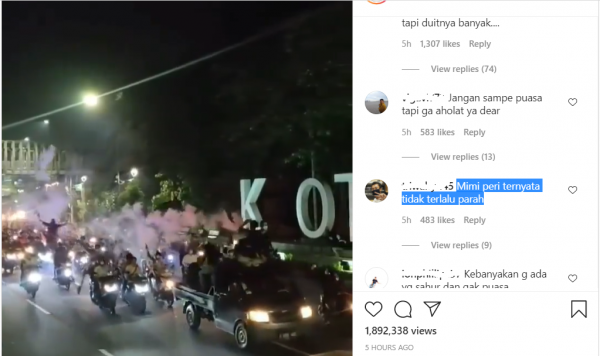 Heboh Pawai Sahur di Bekasi, Netizen: Corona Udah Ga Ada Harga Dirinya Heboh Pawai Sahur di Bekasi, Netizen: Corona Udah Ga Ada Harga Dirinya