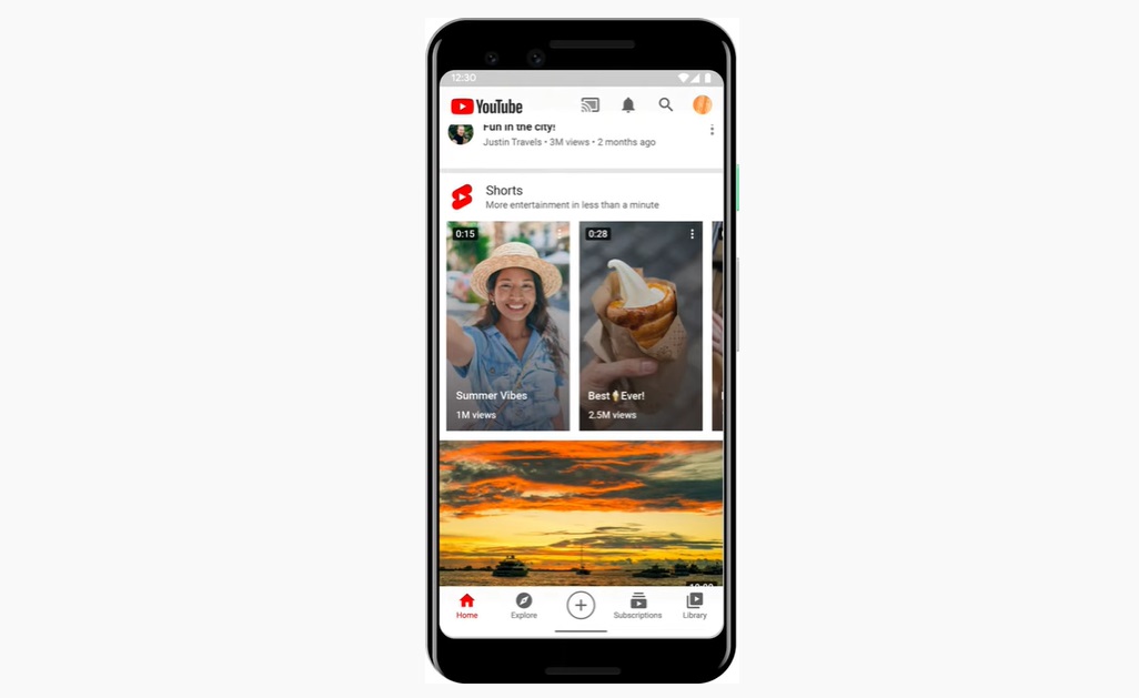 60 Detik Buatan YouTube, Pesaing TikTok