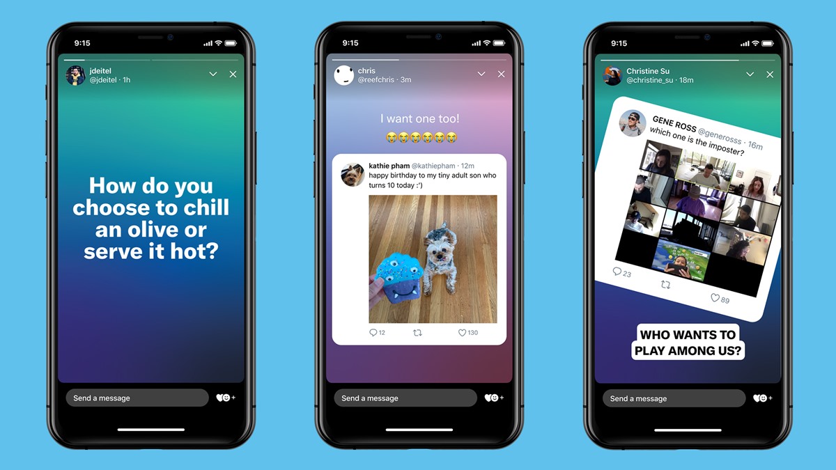 Fitur Twitter Semakin Mirip Instagram Stories dan Snapchat Fitur Twitter Semakin Mirip Instagram Stories dan Snapchat