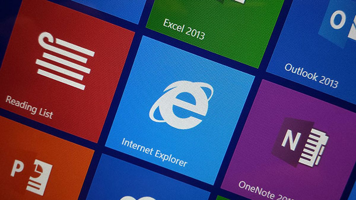 More internets. Internet Explorer.