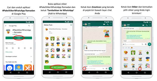 Ada Stiker  Edisi Ramadan  di WhatsApp  Ini Cara Dapetinnya