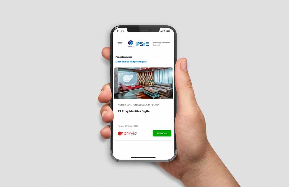 Tanda Tangan Digital Makin Aman, PrivyID dapat Pengakuan Kominfo Tanda Tangan Digital Makin Aman, PrivyID dapat Pengakuan Kominfo
