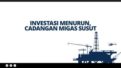 Investasi Menurun, Cadangan Migas Susut Investasi Menurun, Cadangan Migas Susut