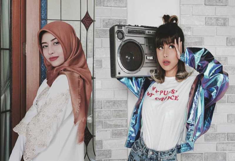 Cantik Mana Ini Penampilan Awkarin Pakai Hijab Uzone Cantik Mana Ini Penampilan Awkarin Pakai Hijab Uzone