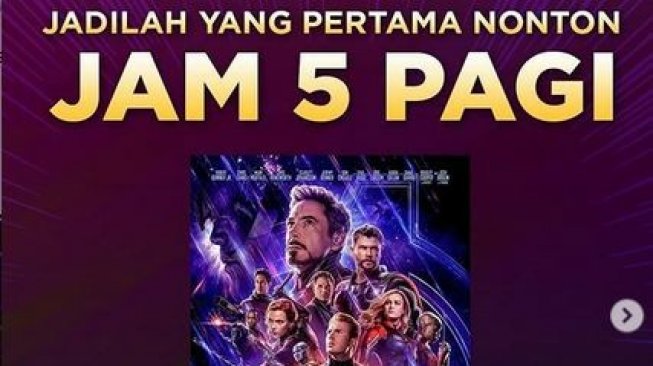 Avengers Belum Baku Hantam, Jaringan Bioskop Indonesia 