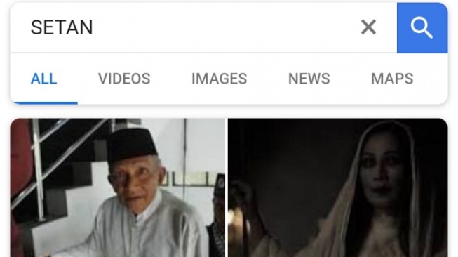 Ketik SETAN di Google, yang Muncul Foto Amien Rais Ketik SETAN di Google, yang Muncul Foto Amien Rais