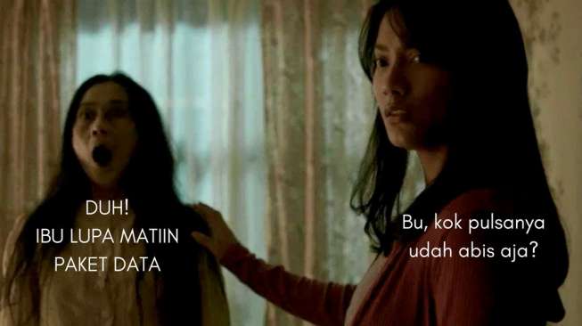 Meme #IbuSampeKaget di Film Pengabdi Setan Ini Bikin Ngakak Meme #IbuSampeKaget di Film Pengabdi Setan Ini Bikin Ngakak