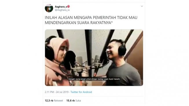 Raditya Dika Unggah Cover Lagu Aladdin, Begini Komentar Kocak Warganet Raditya Dika Unggah Cover Lagu Aladdin, Begini Komentar Kocak Warganet